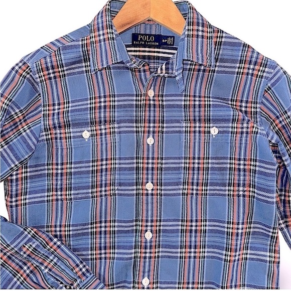 Polo by Ralph Lauren Plaid Flannel Work Shirt - Picture 1 of 11